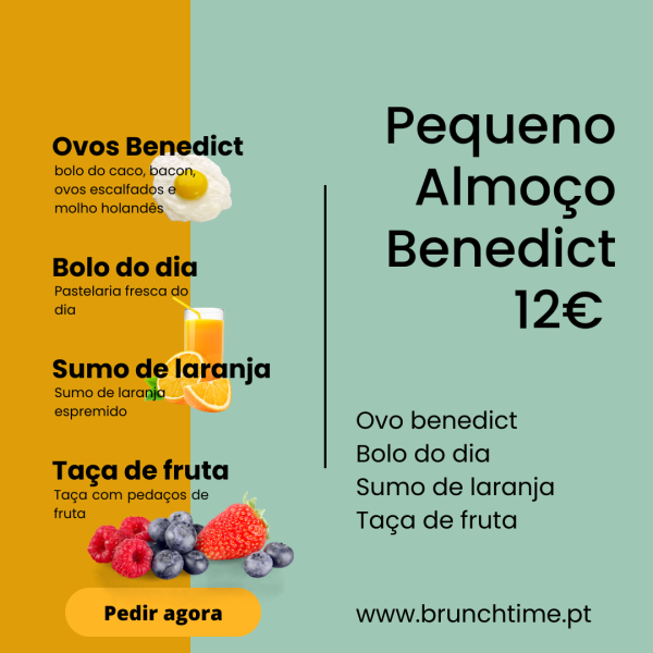 Pequeno Almoço Benedict
